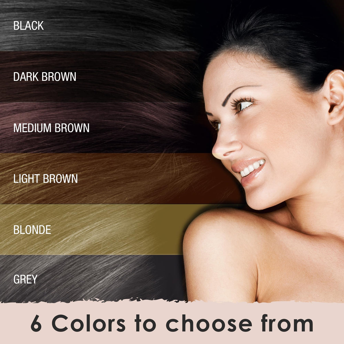 Detailed texture view of dark brown non itchy micro hair fibers.