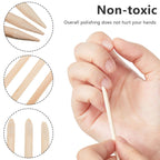 Manicure tool with pointed tip for nail art and cleaning
