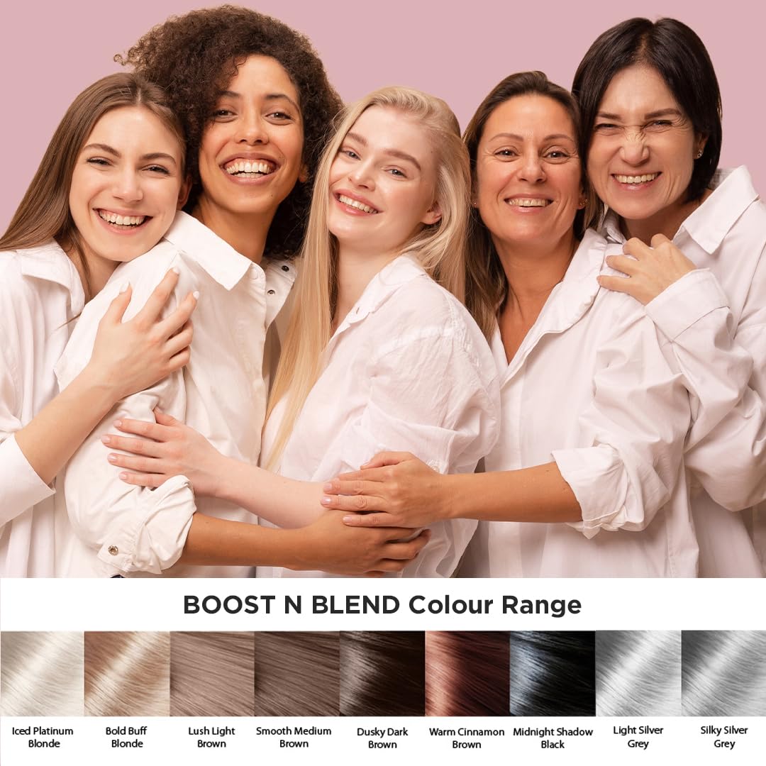 Boost N Blend 25 grams volumizing fiber bottle close up