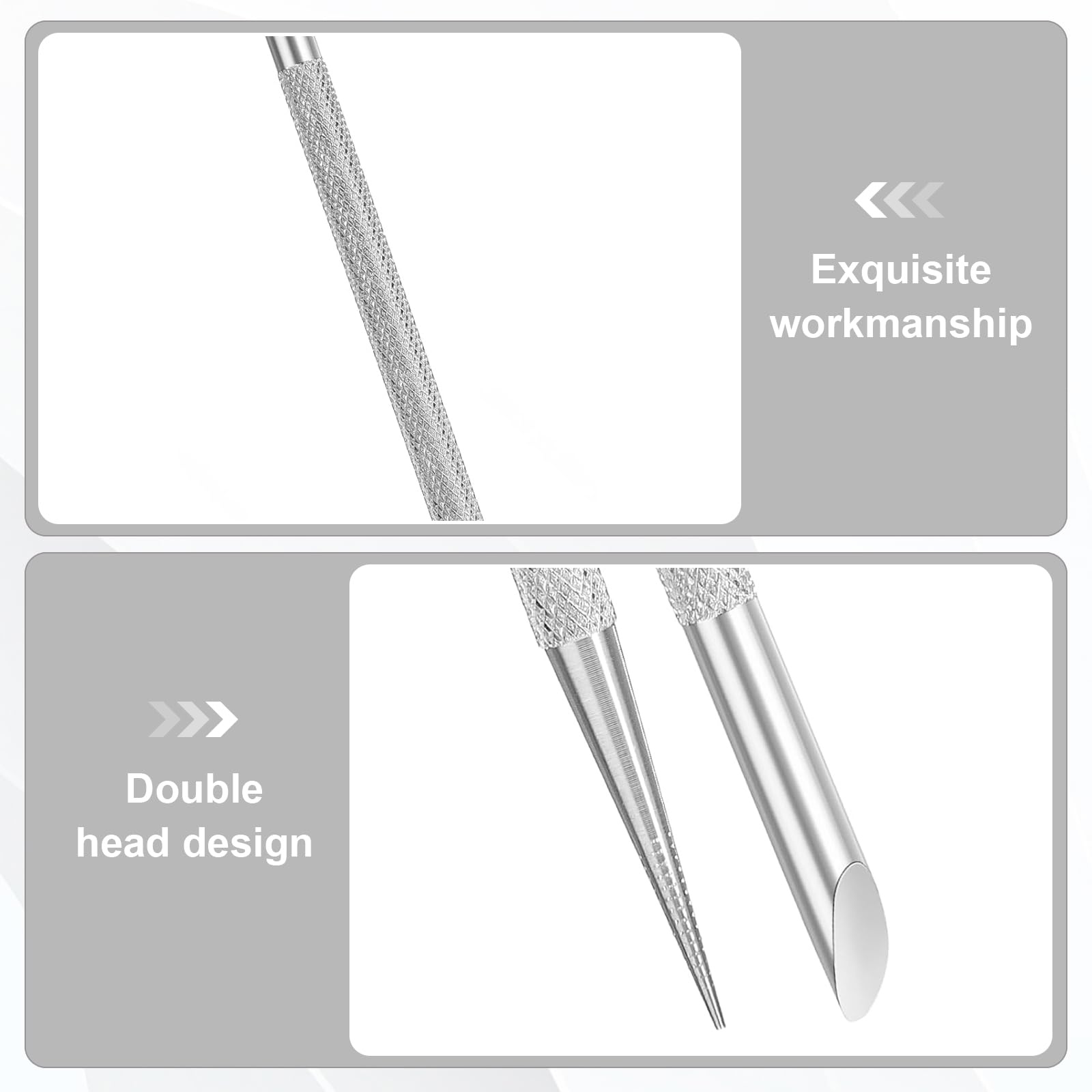 Professional pedicure and manicure tool set on white background