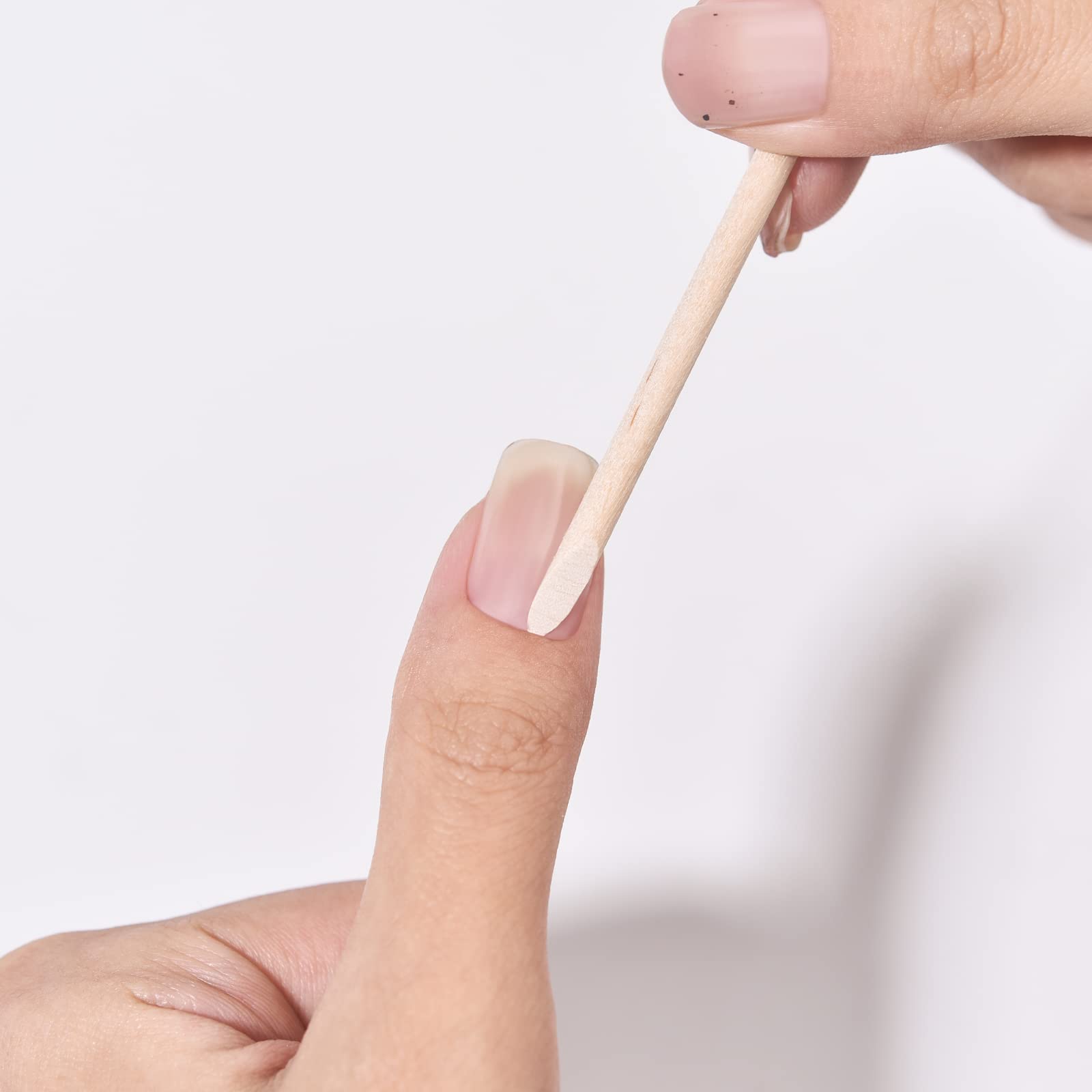 Natural wood manicure tool set for nail art
