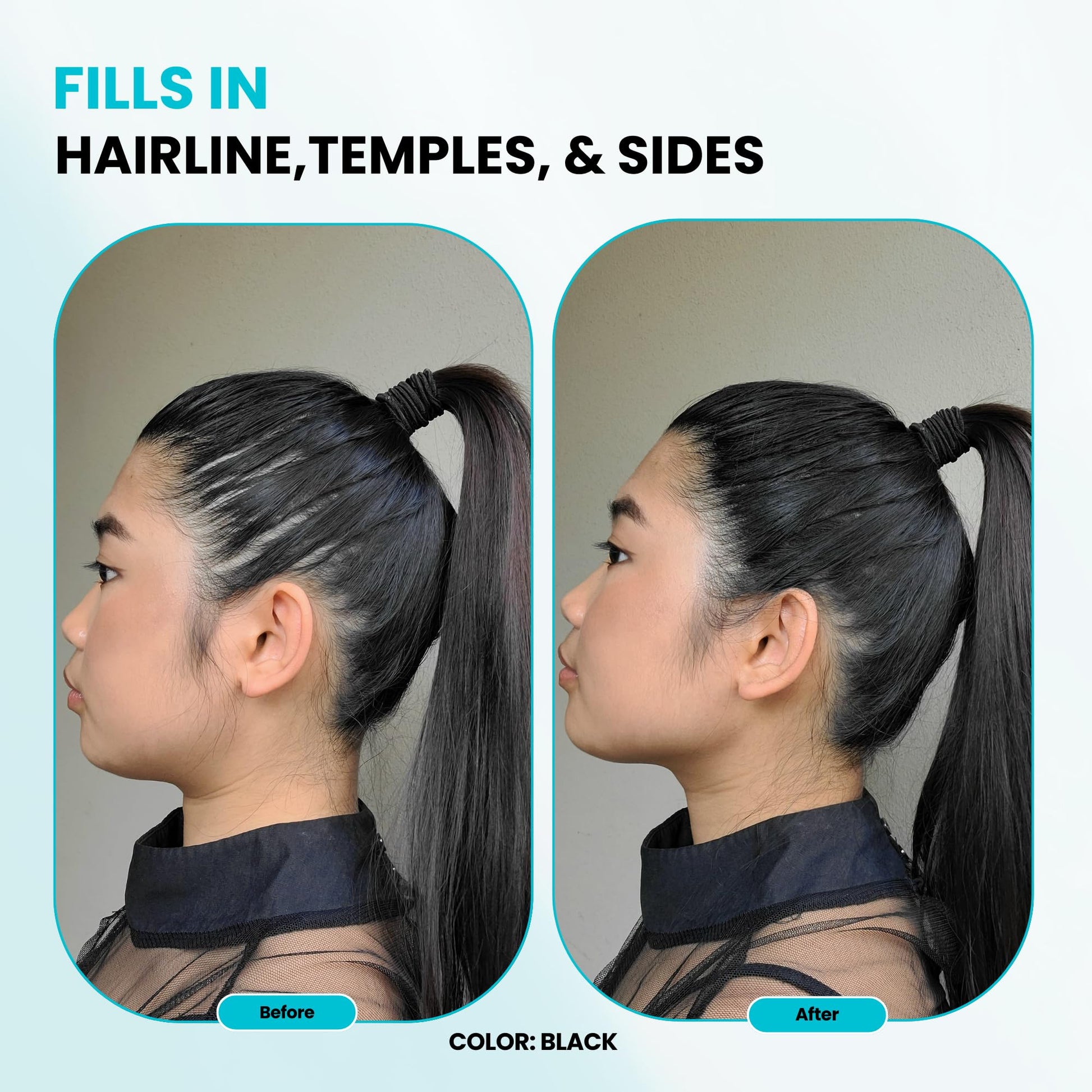 SureThik 15 grams hair building fibers container back label ingredients text