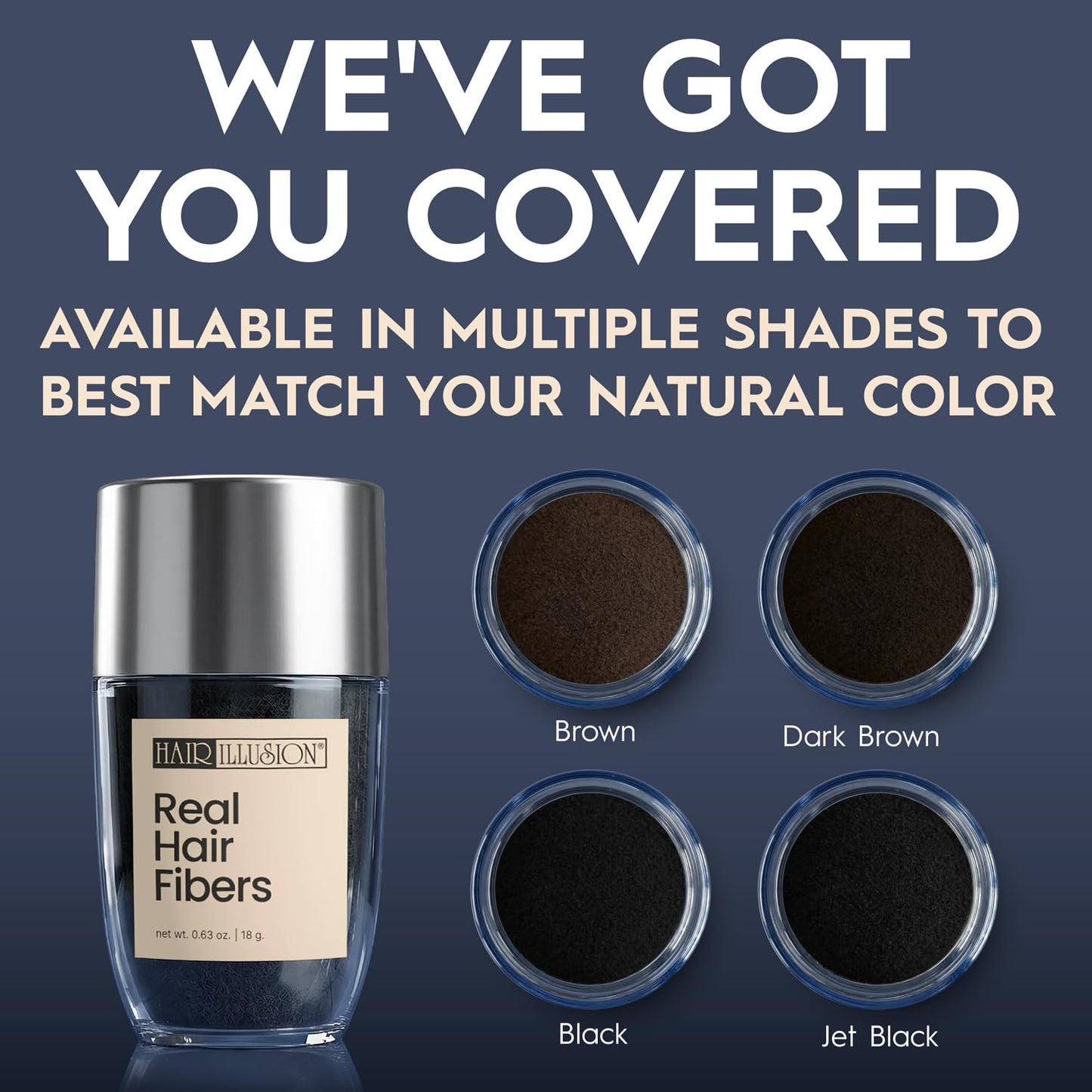 Authentic USA imported Hair Illusion packaging with product description details.