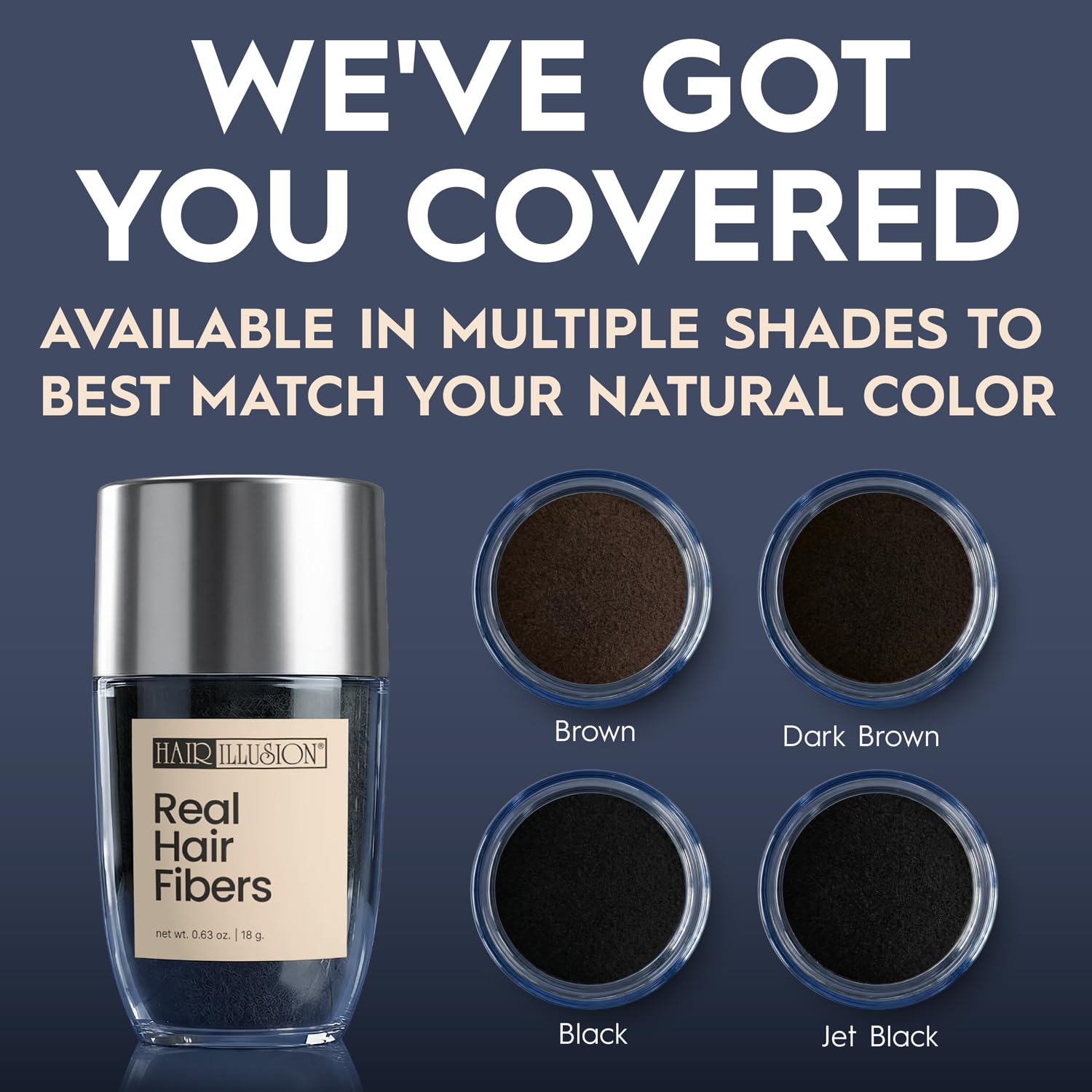 Authentic USA imported Hair Illusion packaging with product description details.