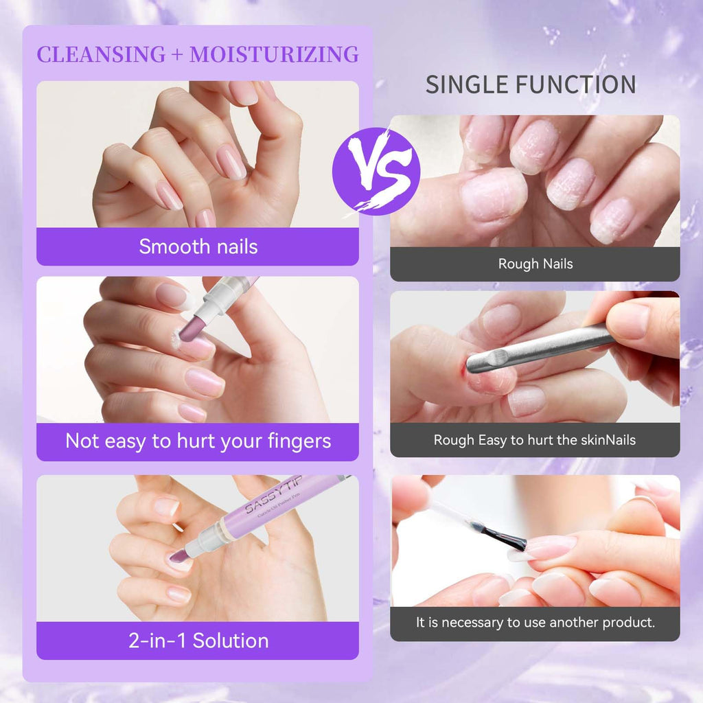 Side view of Sassytip nail grooming tool