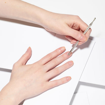 Tweezerman Pushy cuticle pusher and nail cleaner in packaging