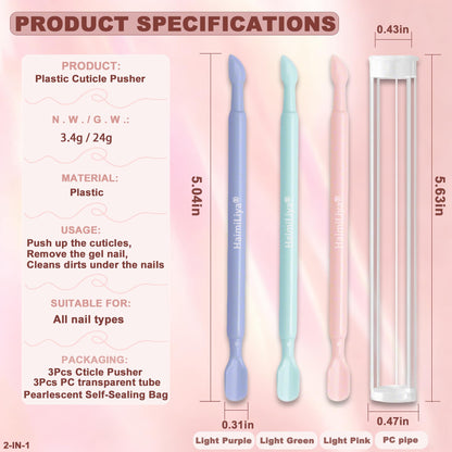 HaimiLiya nail cleaning tool showing the curved end design.