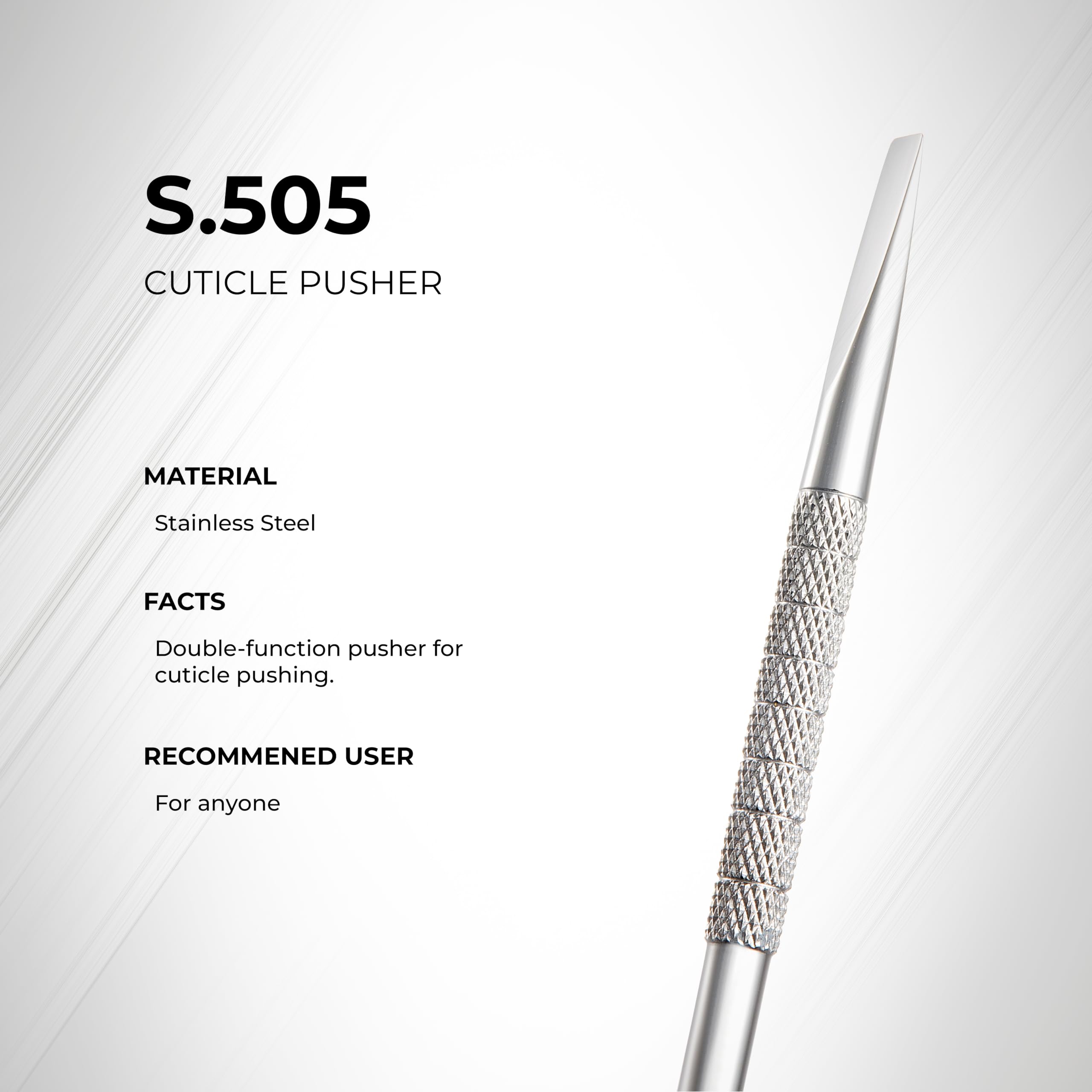 Professional stainless steel nail care tool