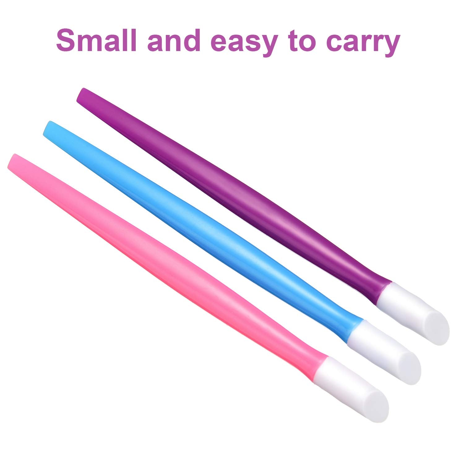 Close up of soft rubber tip on cuticle pusher tool