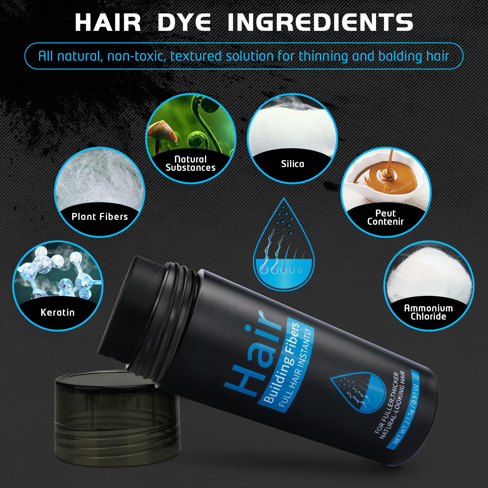 Aliver premium hair powder spray applicator mechanism details