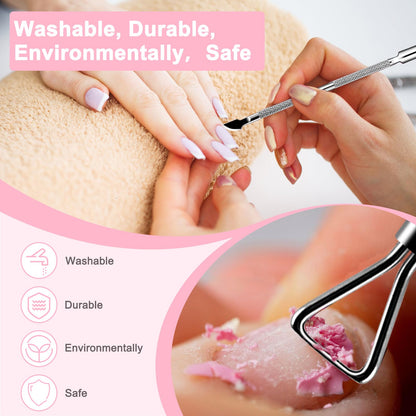 Cuticle pusher and scraper set for home pedicure