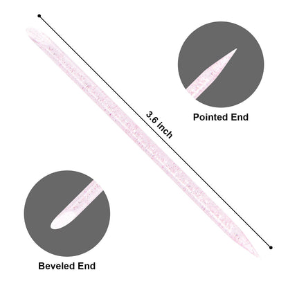 Close up of double sided cuticle pusher tips