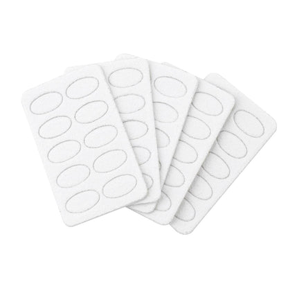 Kachimoo manicure set packaging showing tool and sandpaper sheet quantity