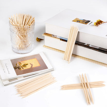 Authentic Df Dualferv nail care wooden sticks 400 count
