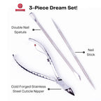 Mundial professional cuticle nipper with ergonomic handle design