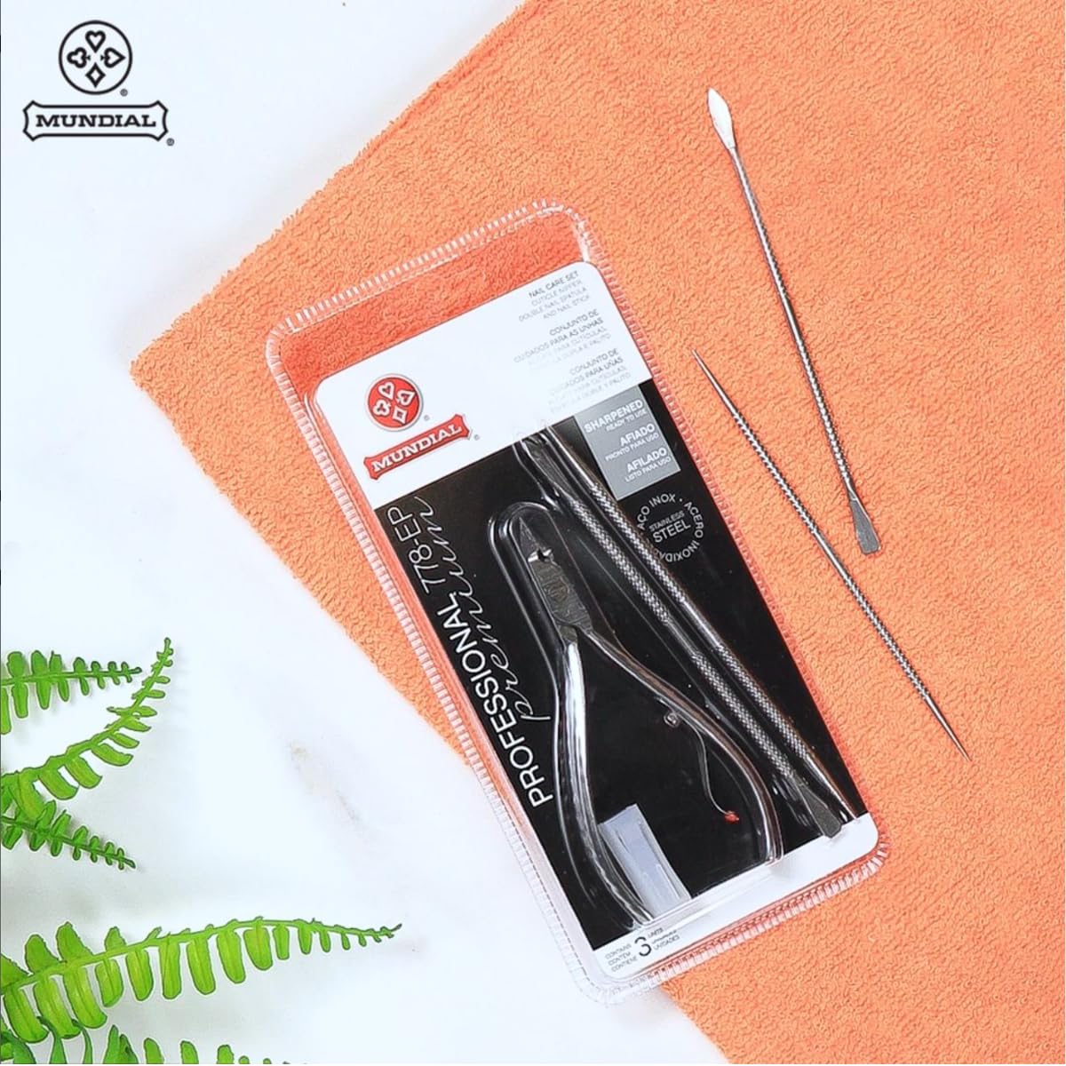 Professional nail grooming tools for manicure and pedicure