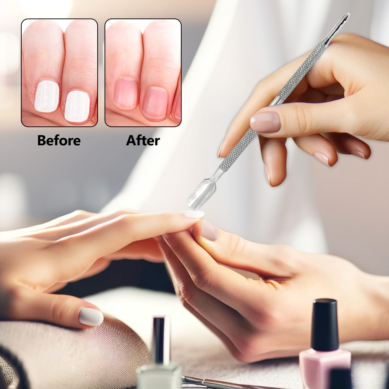Textured ergonomic grip detail on Kootinn nail tool