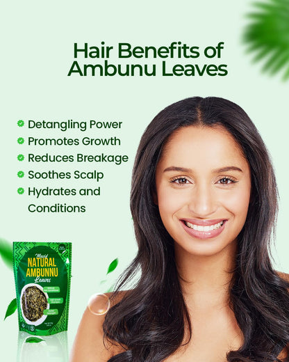 Preparing Ambunu leaves gel for natural hair care