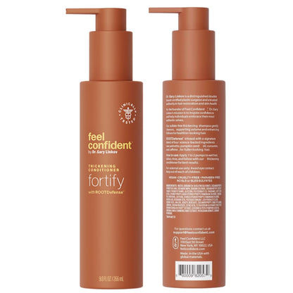 Feel Confident hair care collection for density