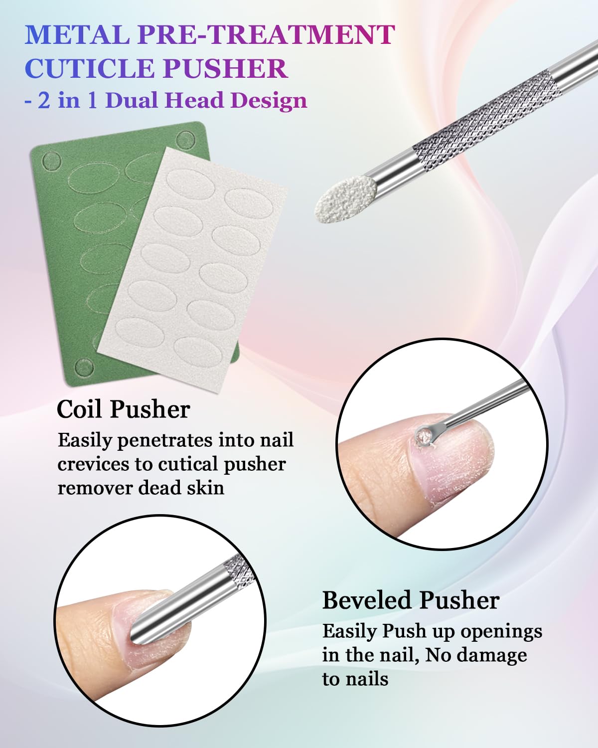 100#/240# grit nail files for nail preparation