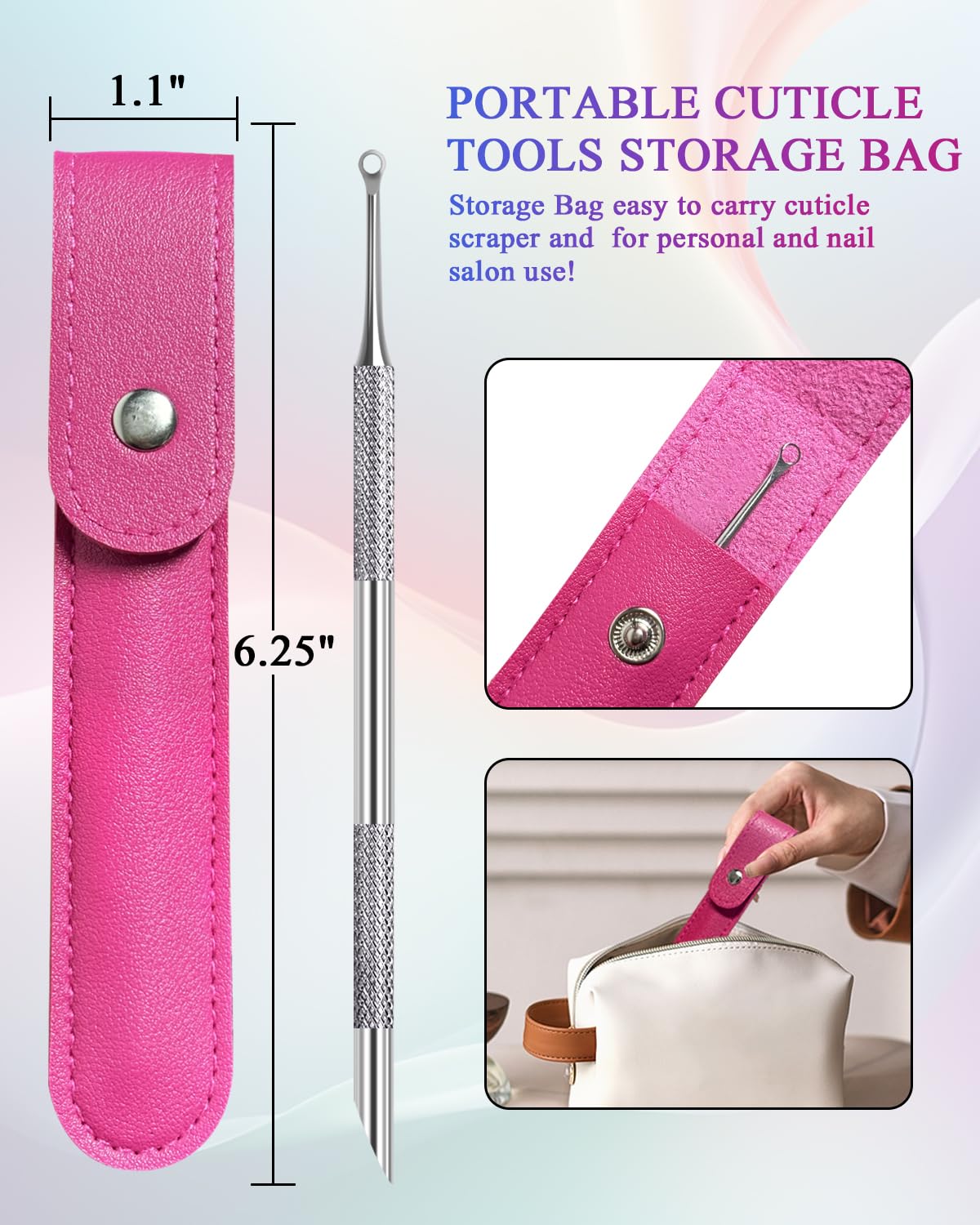 Kunshnbei manicure kit components arranged for home use