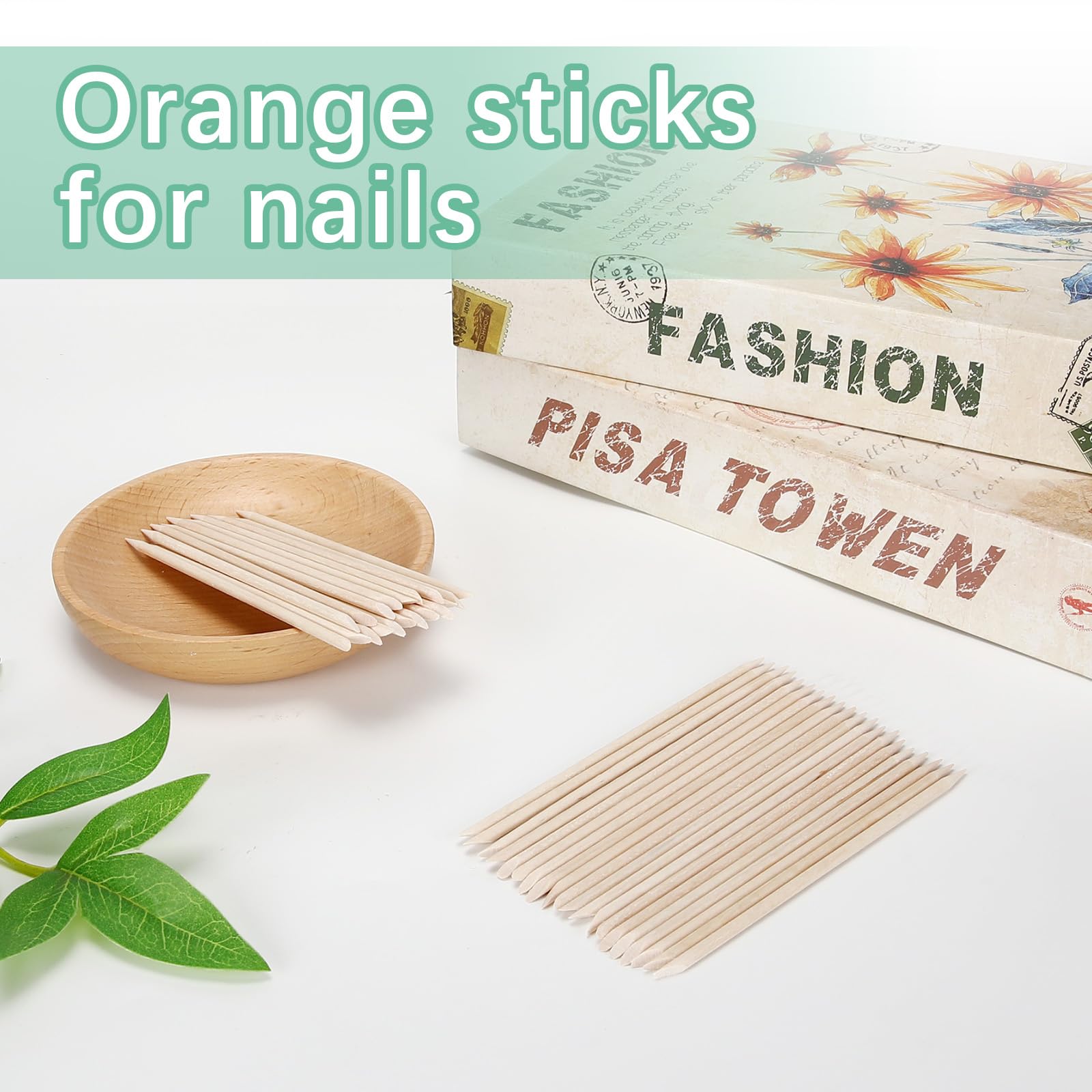 HeatPure orange wood sticks for eyebrow waxing