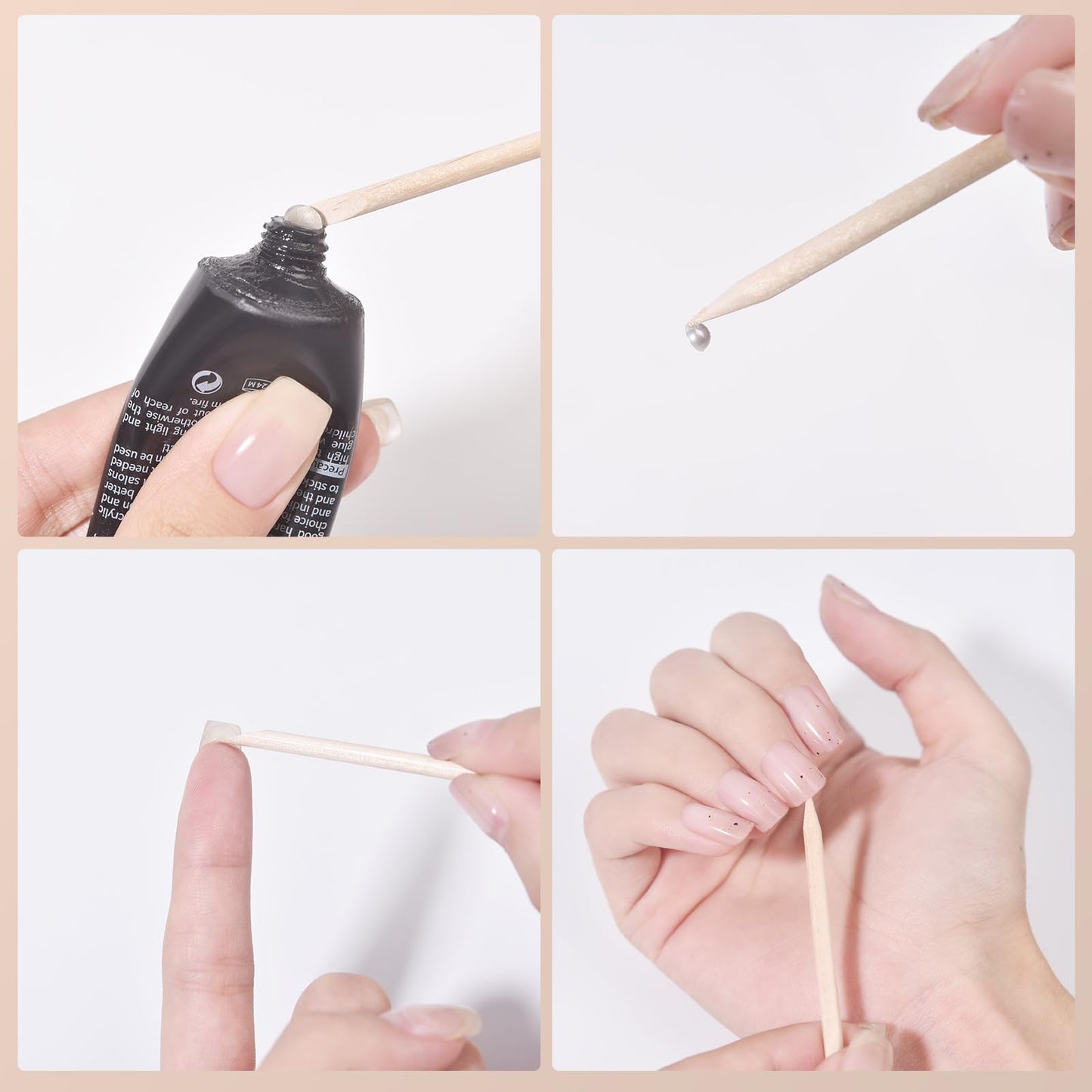 Kads brand manicure and pedicure wooden tool set