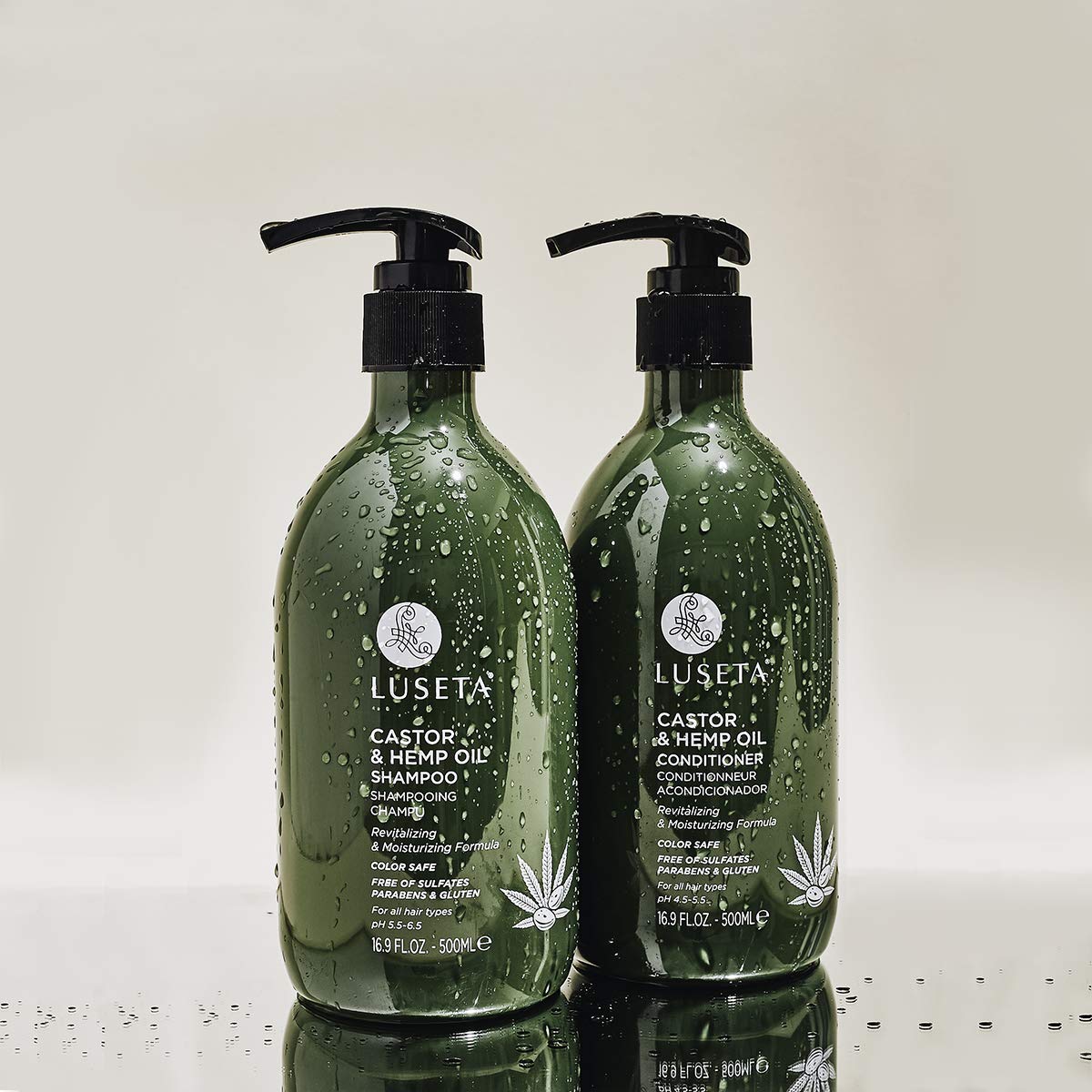Luseta Castor and Hemp Oil professional salon shampoo