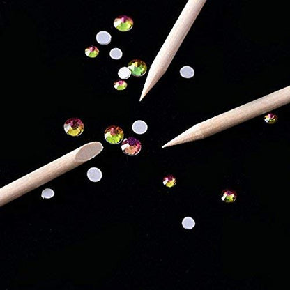 Pack of 300 orange wood cuticle sticks 4.5 inch