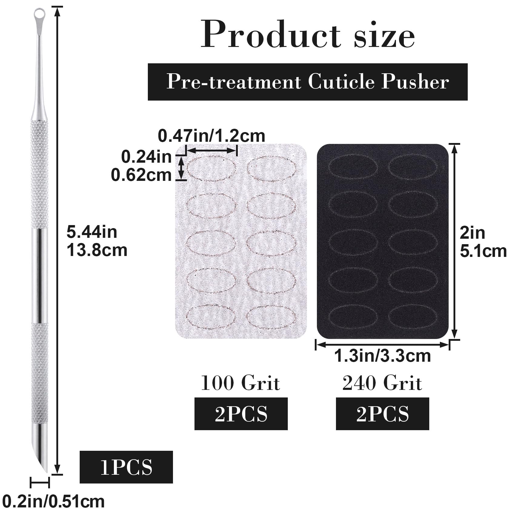 Close up of Smallcat stainless steel dual ended nail tool
