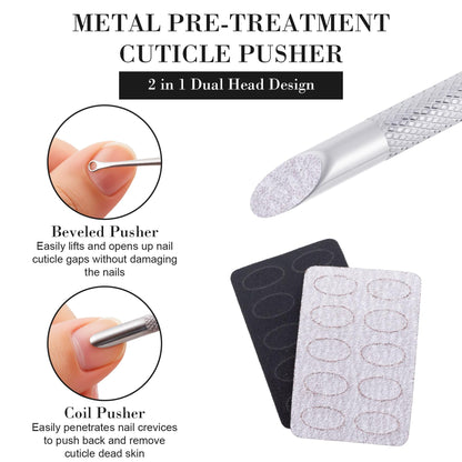 Handheld view of Smallcat manicure tool with textured grip