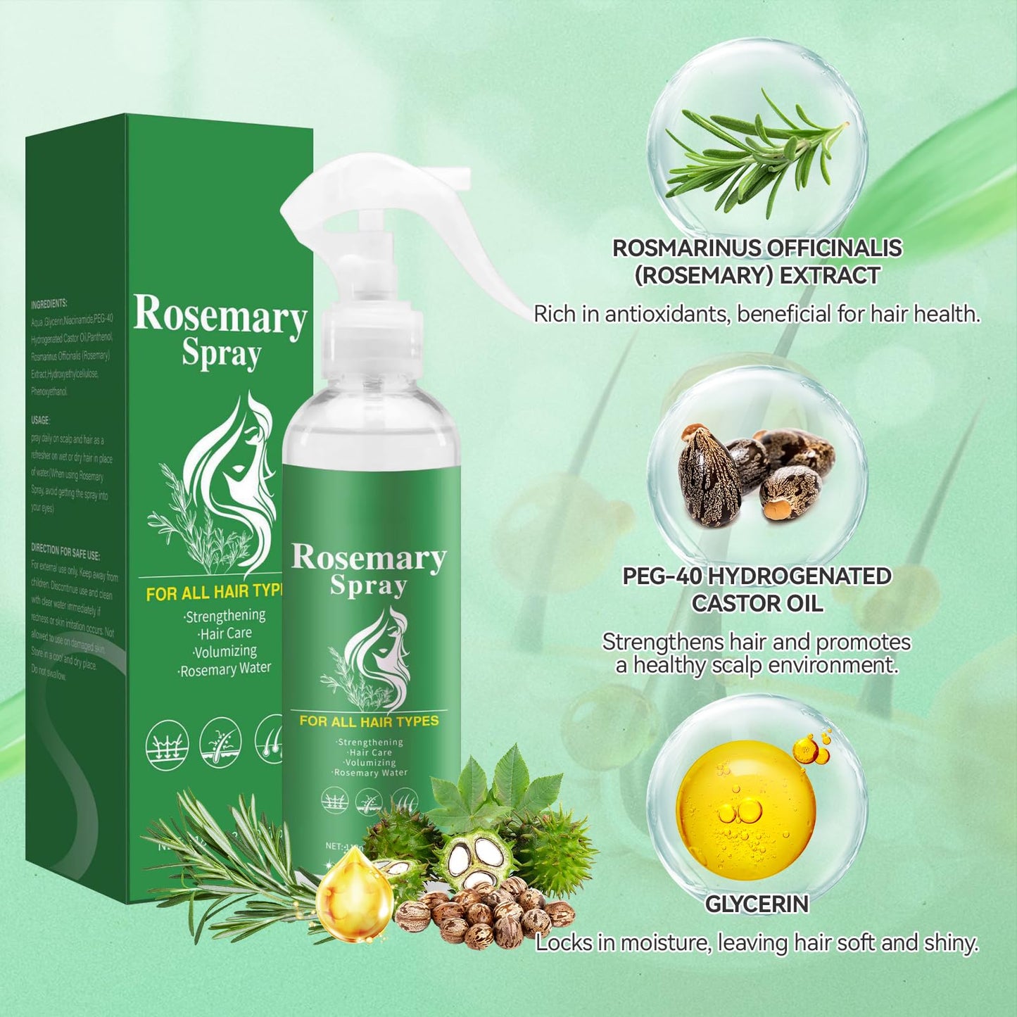 Benefits of Batana oil and rosemary for hair health