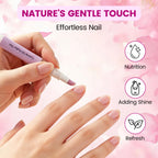 Lavender scented two in one cuticle remover pen with twist activated dispensing cap