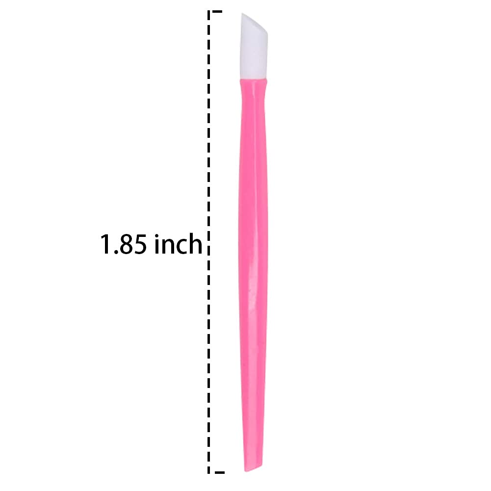 Ergonomic grip detail of Soft 'N Style pink cuticle tool