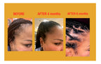 Gold Banner Beauty Good2Gro Biotin Leave-In Conditioner texture showcase on palm