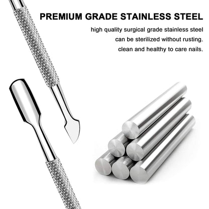 Hofason stainless steel manicure tools for gel polish removal