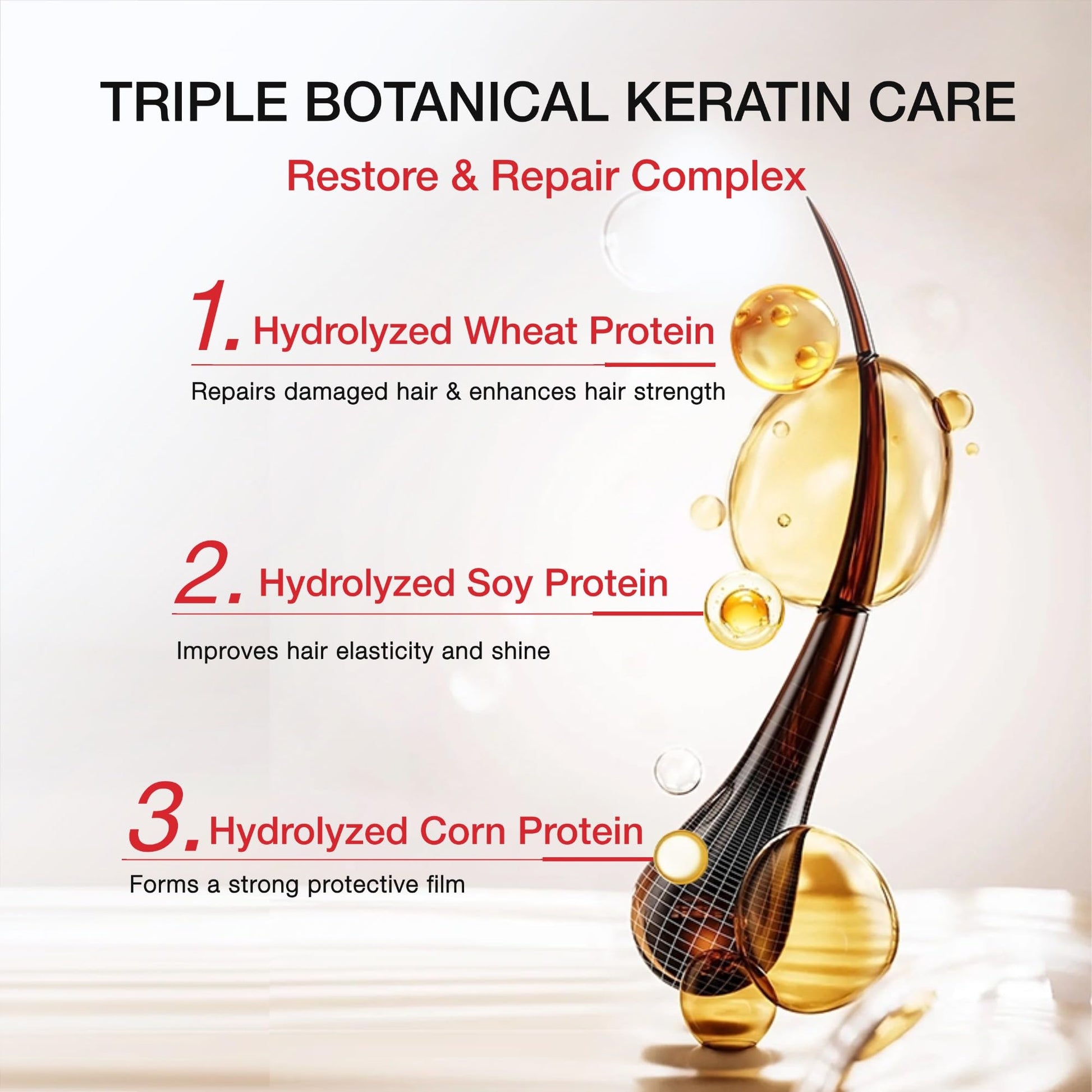 Back label of Hair Labs restorative hair conditioner