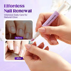 Two pieces of Shellfairy lavender oil nail care pens displayed side by side against a clean background.