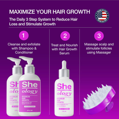 Sheology conditioner bottle imported USA beauty product