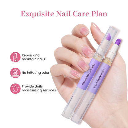 Nourishing jojoba oil formula hydrating dry cracking skin around the fingernails.