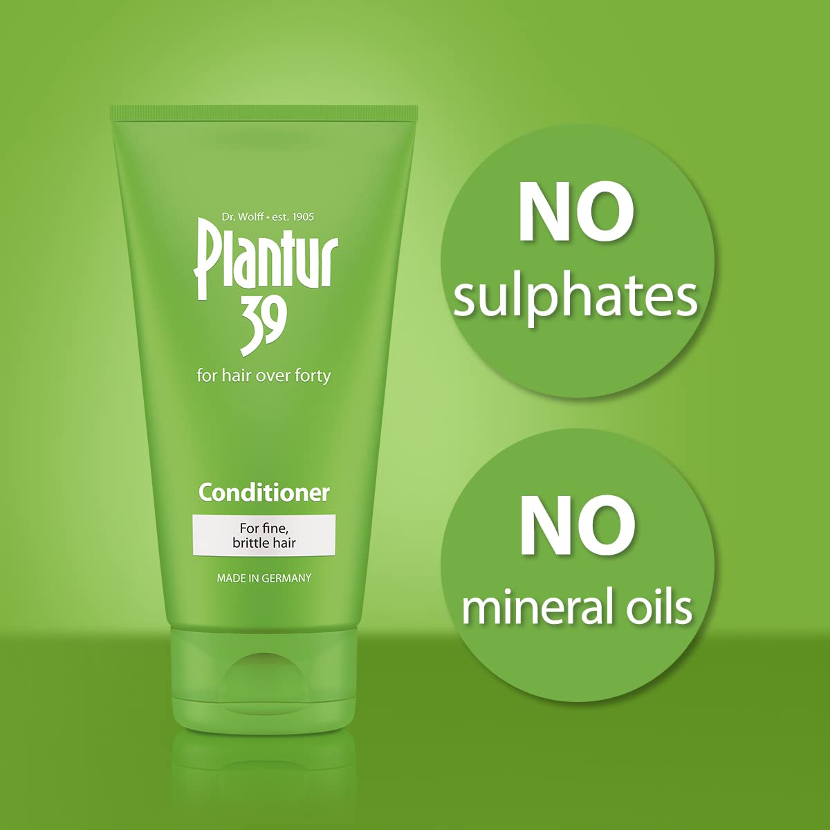 Authentic USA imported Plantur 39 conditioner 150ml tube standing upright
