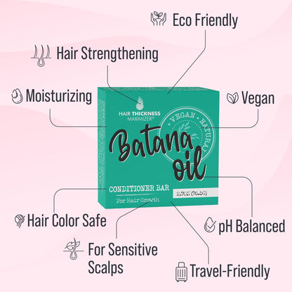 Eco friendly solid conditioner bar for hair growth
