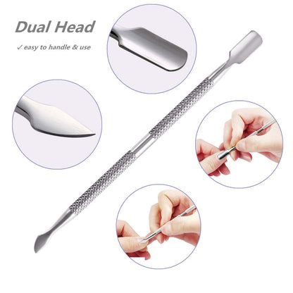 Fulinjoy cuticle trimmer tool in hand for manicure