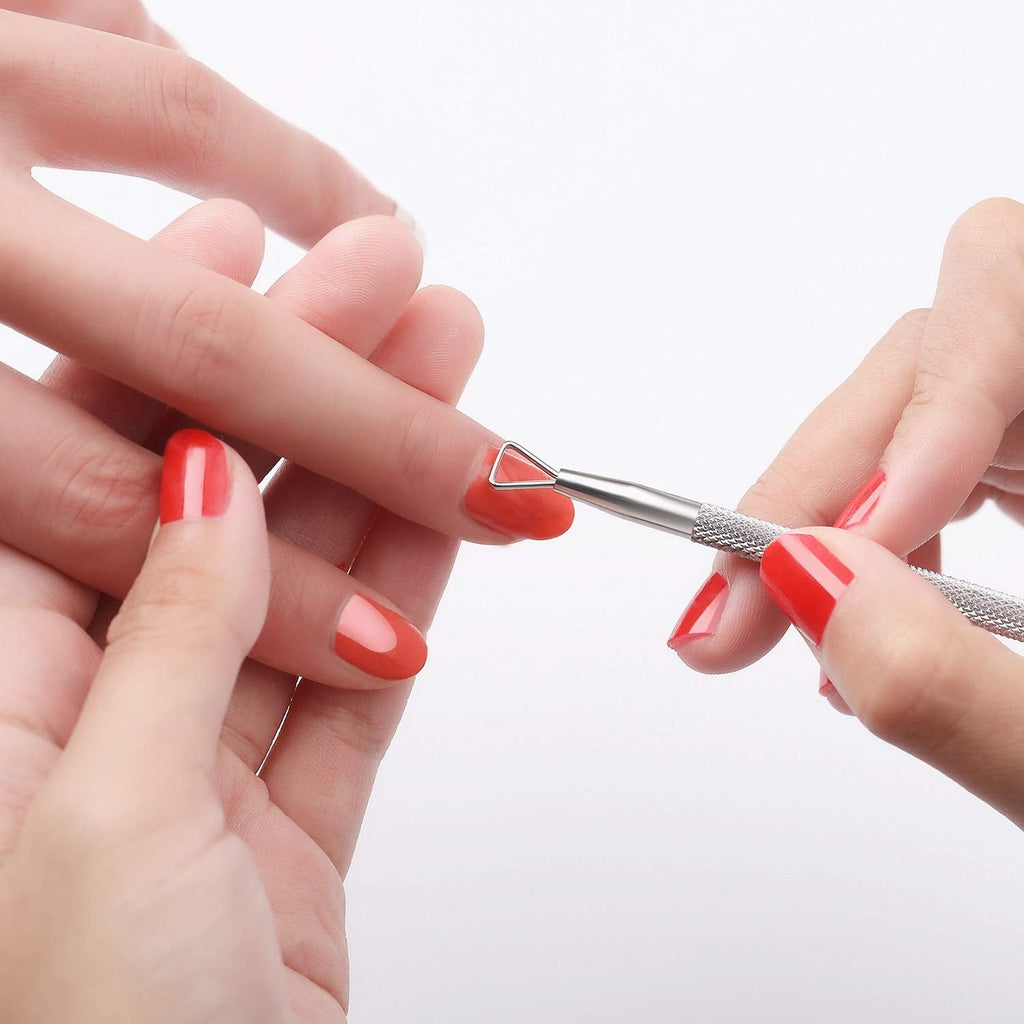 Stainless steel dual ended cuticle remover tools