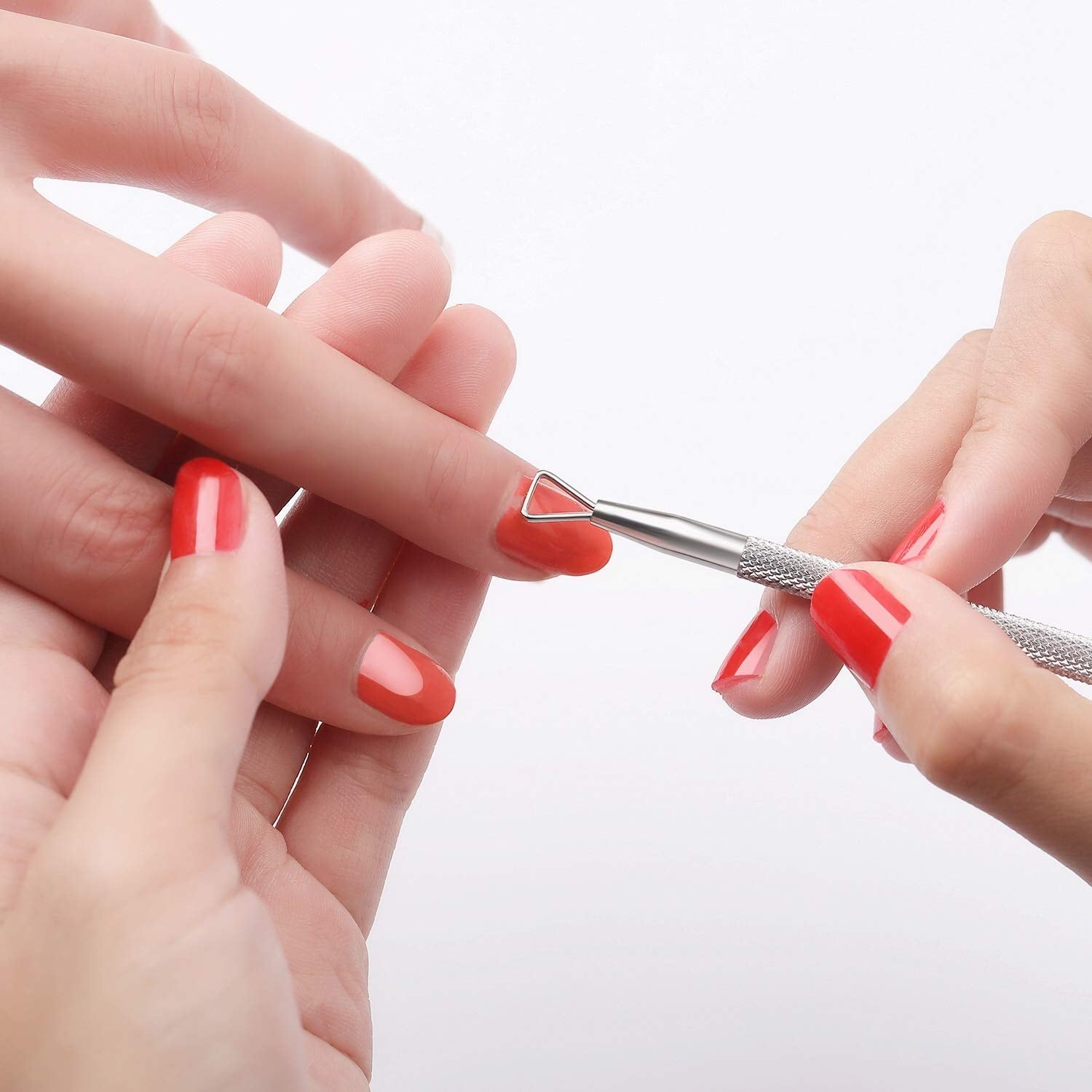 Stainless steel dual ended cuticle remover tools