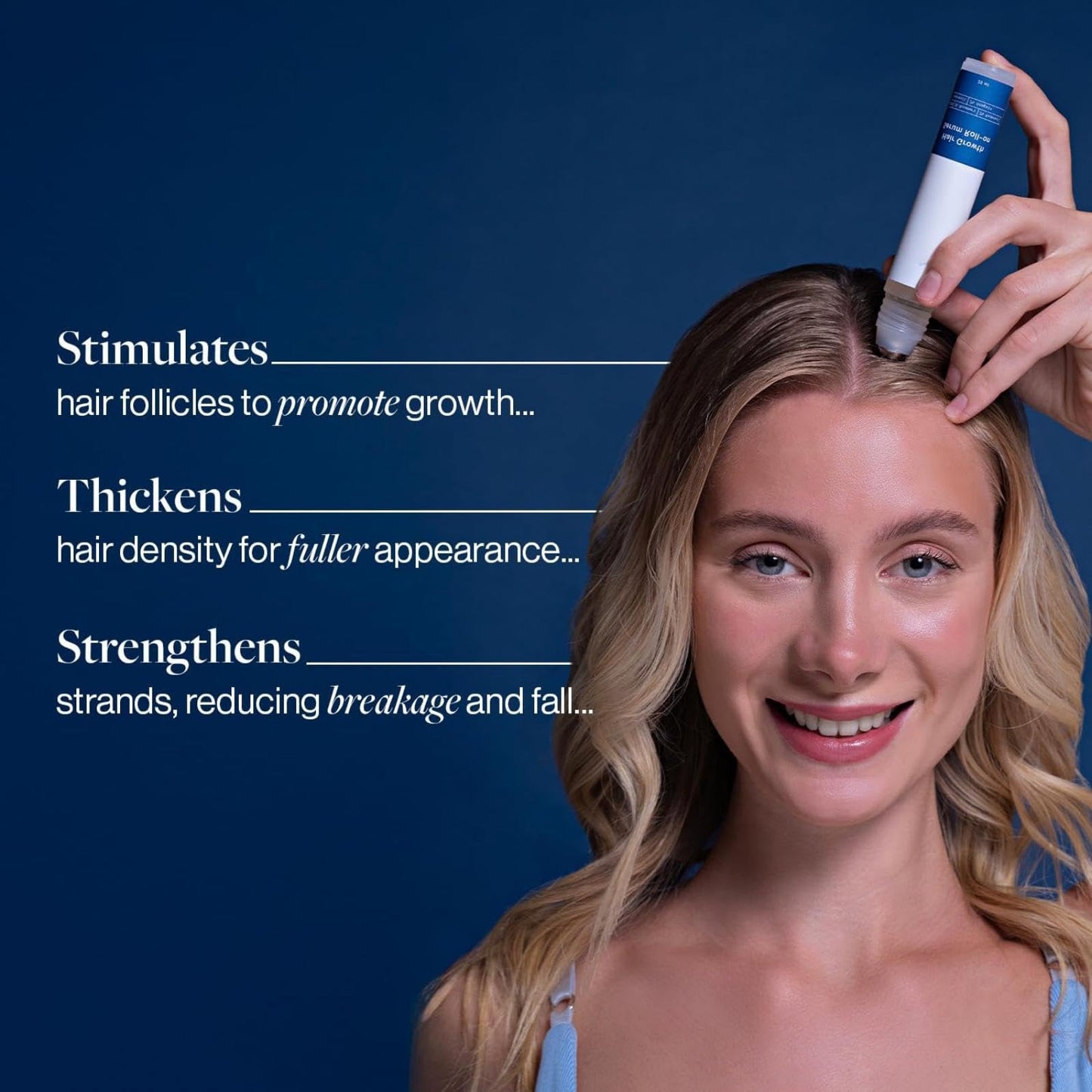 Be Bodywise serum roll on applicator detail