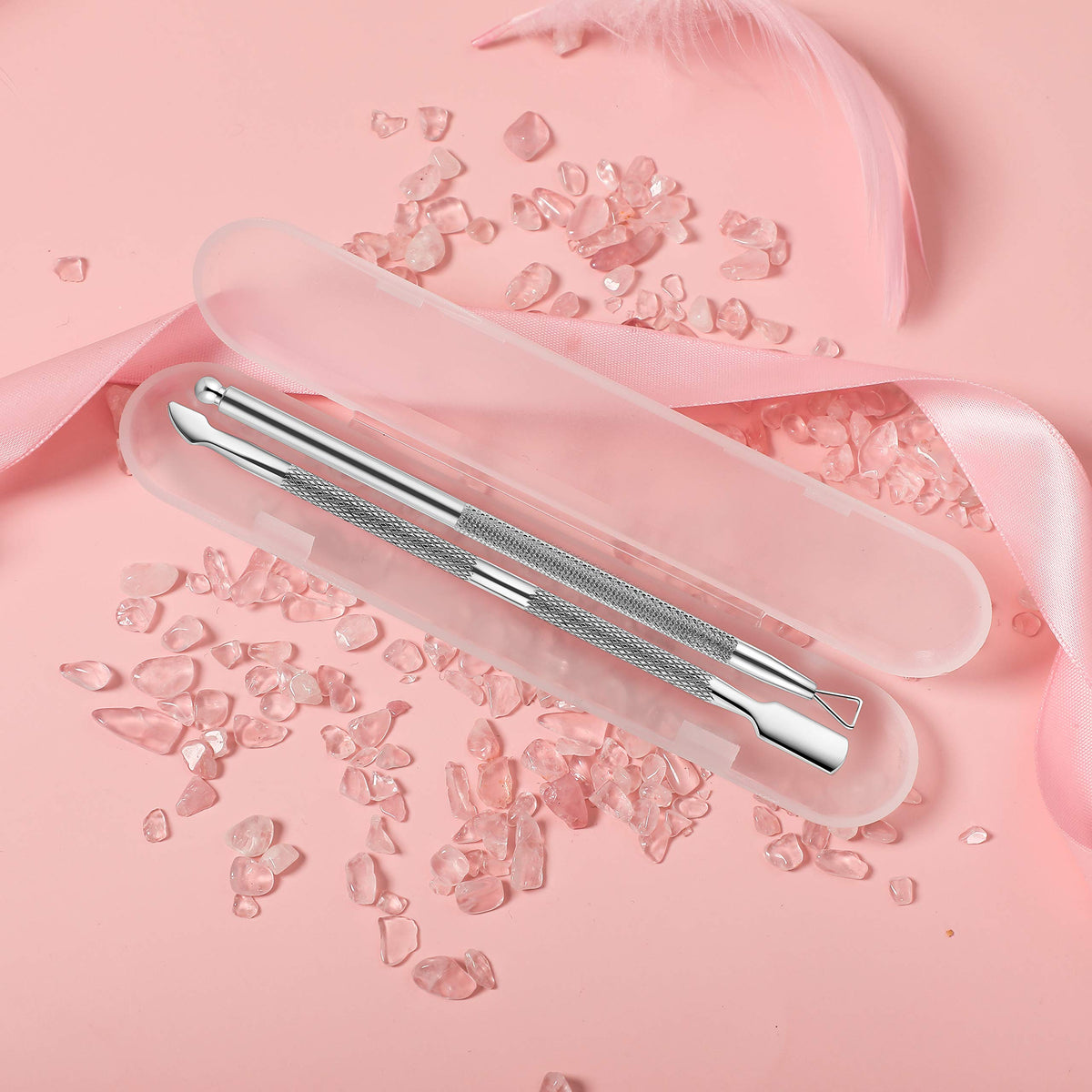 Professional pedicure and manicure stainless steel instruments