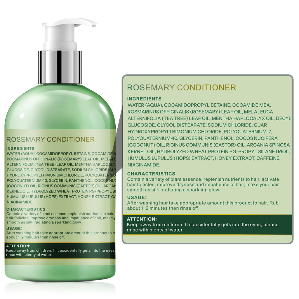 Sunspeak rosemary conditioner pump detail close up