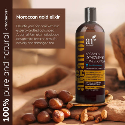 Close up of Artnaturals imported anti hair fall treatment conditioner for men and women