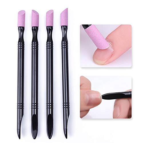 Multi-angle view of professional quartz cuticle remover stick